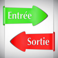 entrée - sortie entrée - sortie